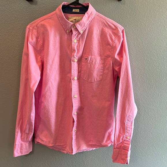 Hollister Stretch Button-down Size Small - Picture 1 of 4